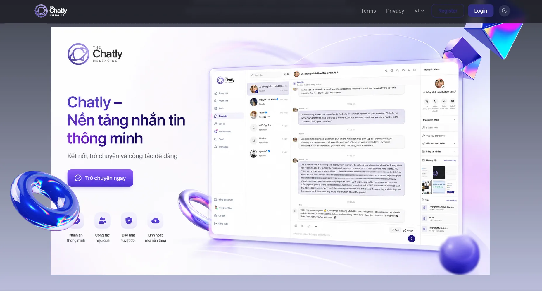 Chatly Messaging Platform — screenshot 1 of 3