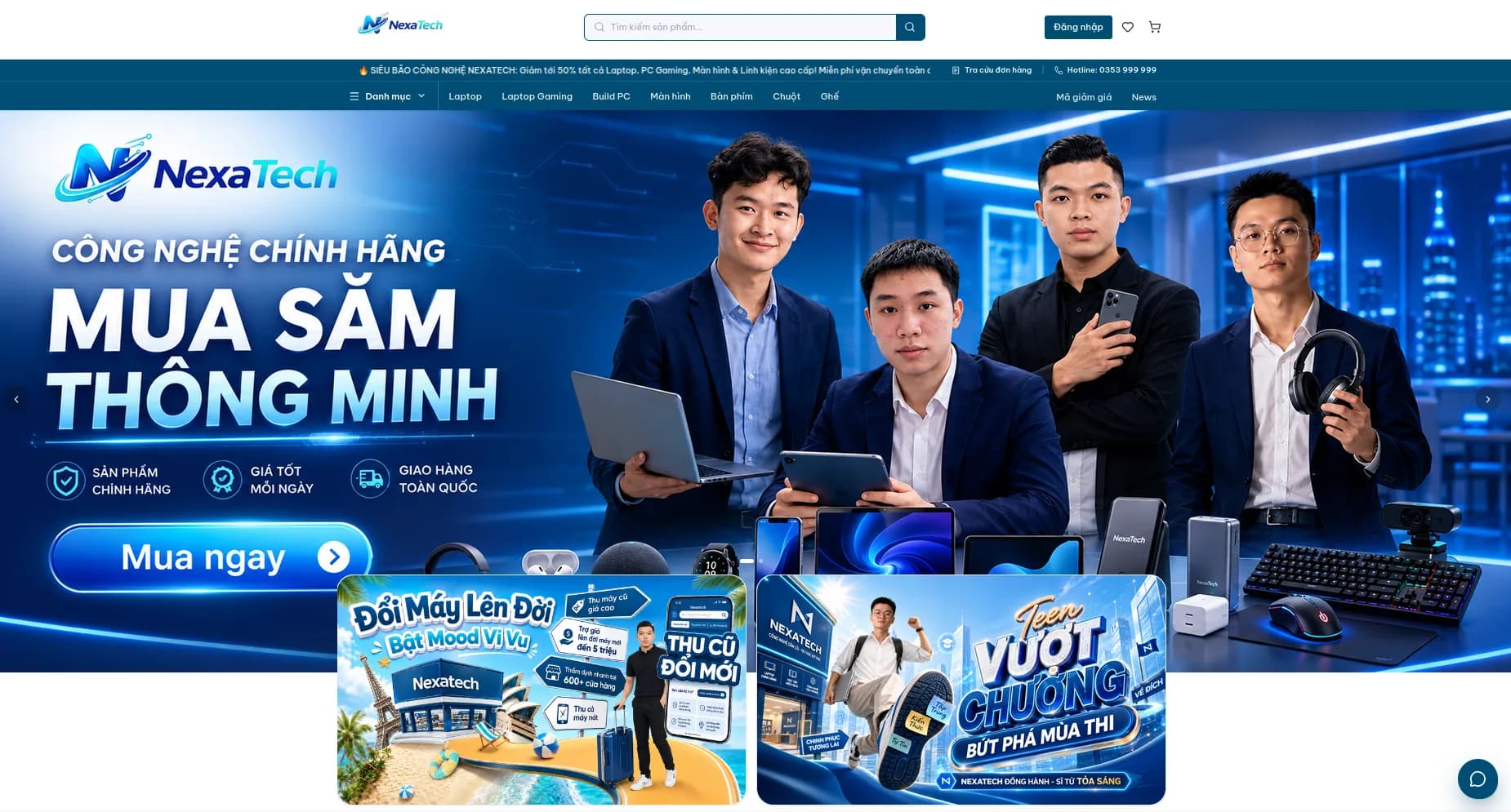 NexaTech E-Commerce Platform — screenshot 1 of 6